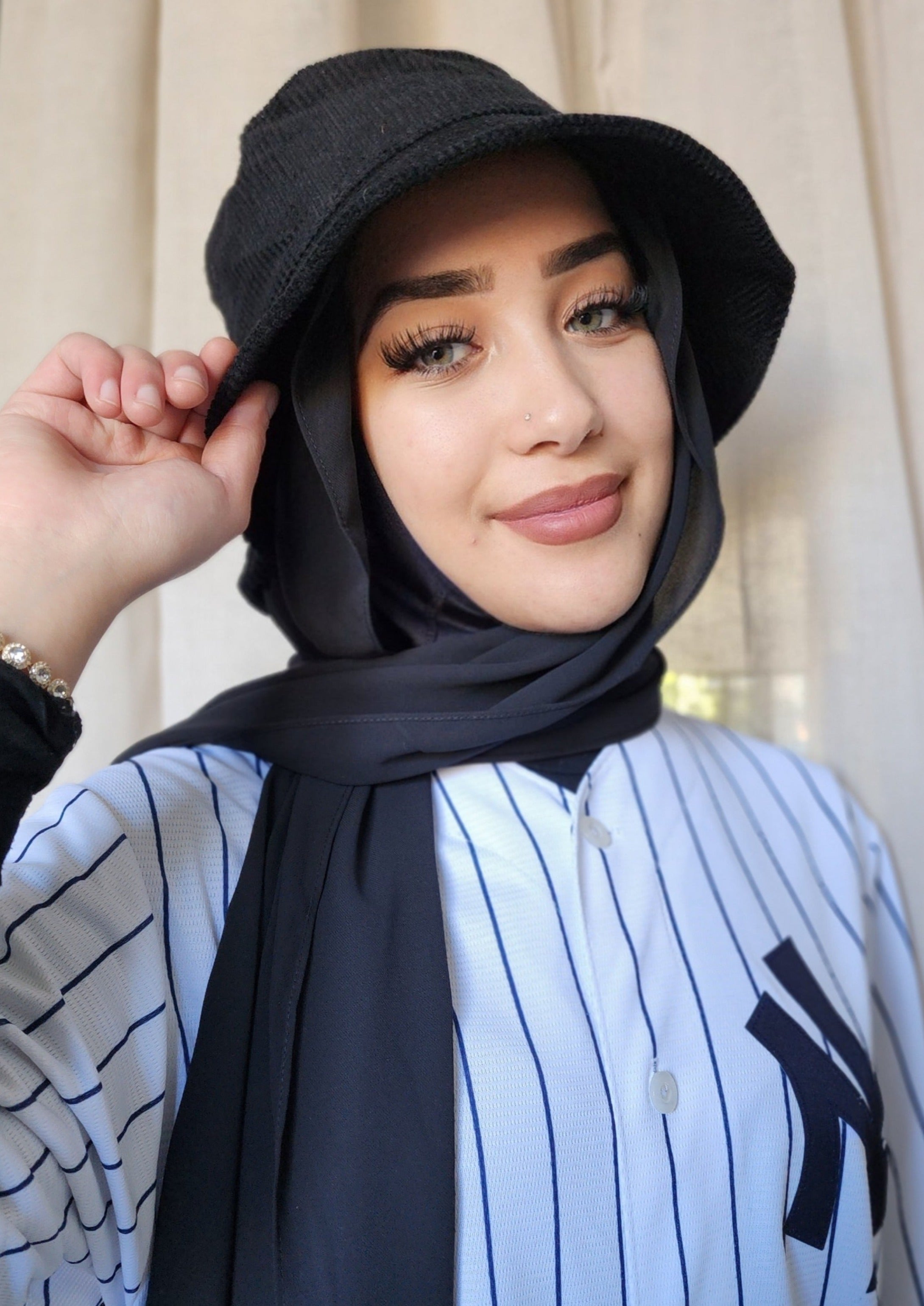 style bucket hat hijab