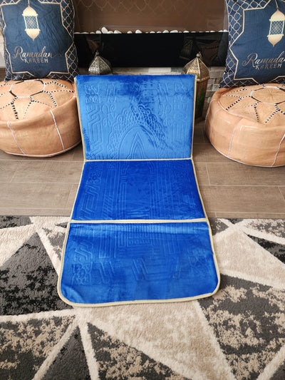 Islamic Foldable Prayer Mat with Back Rest
