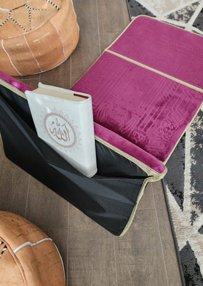 Islamic Foldable Prayer Mat with Back Rest