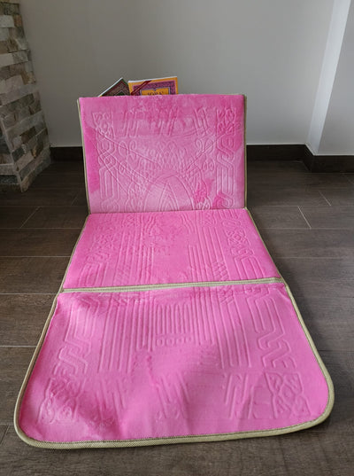 Islamic Foldable Prayer Mat with Back Rest